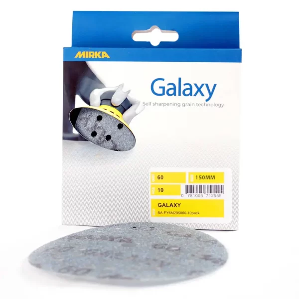 Mirka Galaxy Sanding Discs 150mm/6" - 10 pack