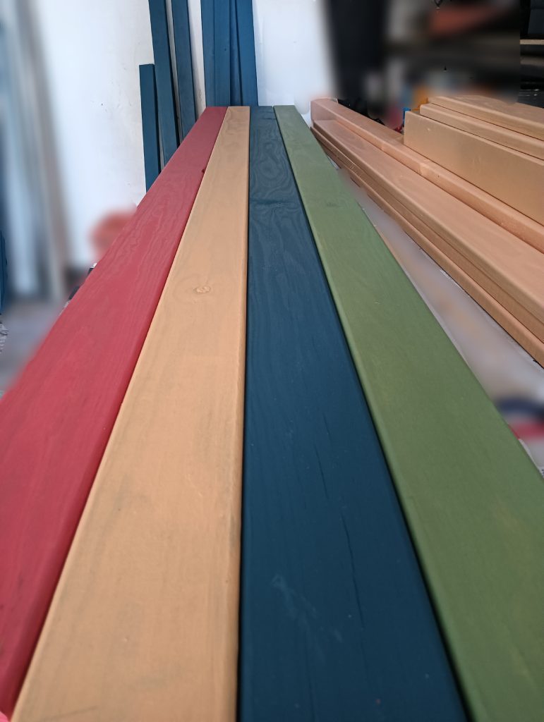 Haymes Paint colours for Kyogle Public School Fort