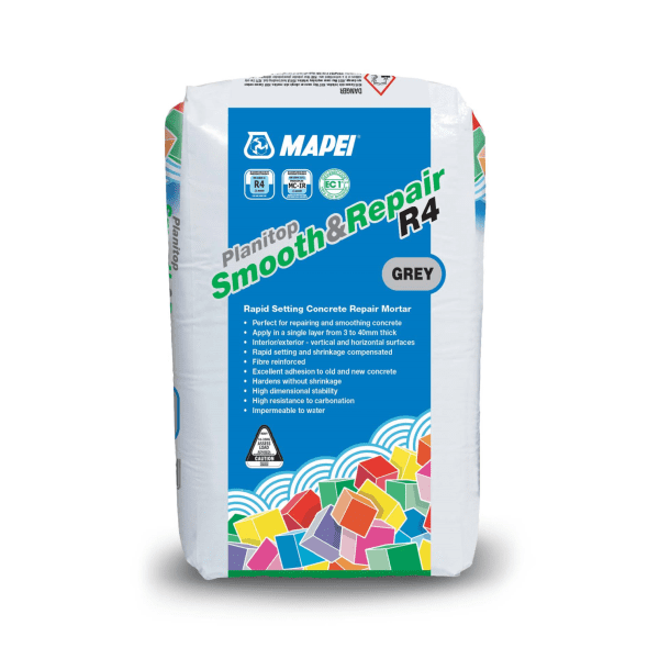 Mapei Planitop Smooth & Repair R4 Mortar Grey