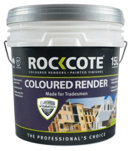 Rockcote Santa Fe Hydratech coloured render 15L bucket – textured acrylic exterior finish